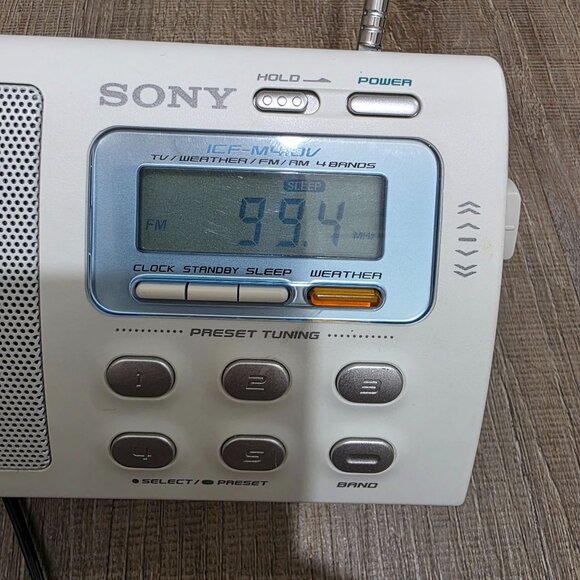 Sony ICF-M410V AM FM TV Weather Band Radio – Tested, Works Great - Picture 6 of 16